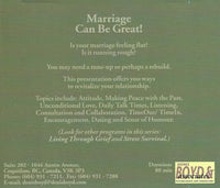 Denis Boyd: Marriage Can Be Great!
