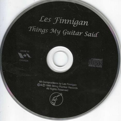 Les Finnigan: Things My Guitar Said 1998 w/ No Artwork