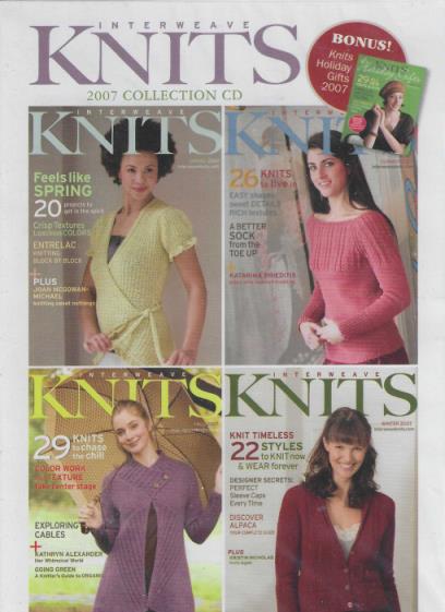 Interweave Knits 2007 Collection CD