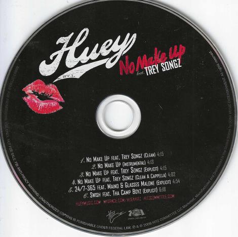 Huey Feat. Trey Songz: No Make Up Promo w/ No Artwork