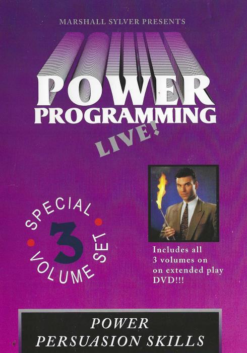 Power Programming Live! Power Persuasion Skills 3 Volume Set Special