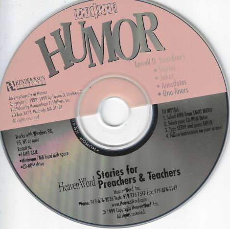 An Encyclopedia Of Humor: Stories For Preachers & Teachers