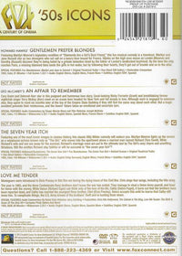 50s Icons: Gentlemen Prefer Blondes / An Affair To Remember / The Seven Year Itch / Love Me Tender 4-Disc Set