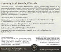 Family Archives: Kentucky Land Records, 1774-1924