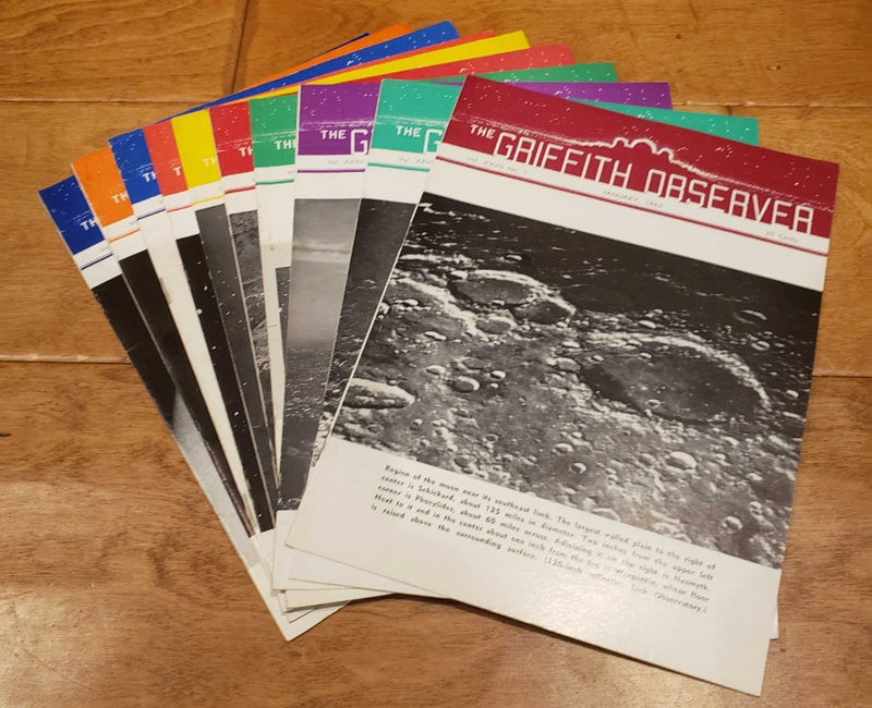 Griffith Observer: 1963: 10 Editions