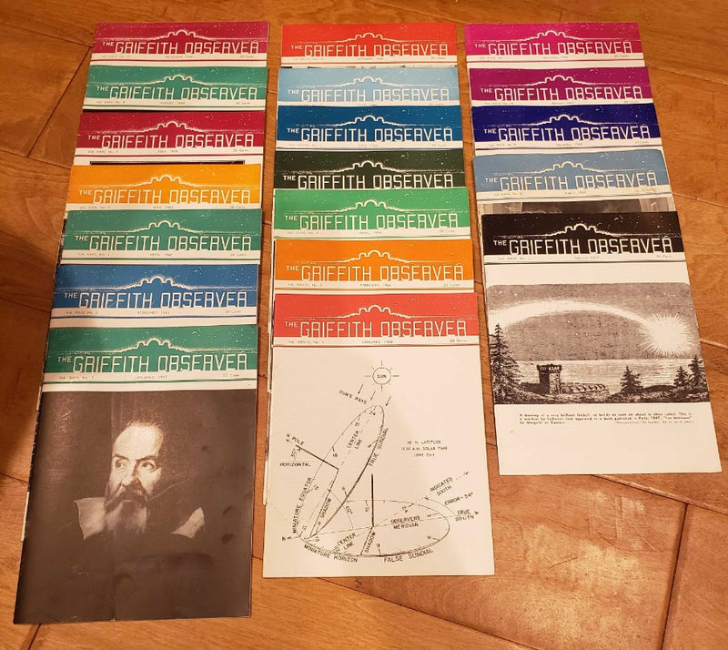 Griffith Observer: 1960/1964/1965: 19 Editions