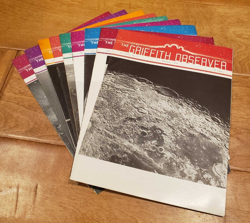 Griffith Observer: 1954: 9 Editions