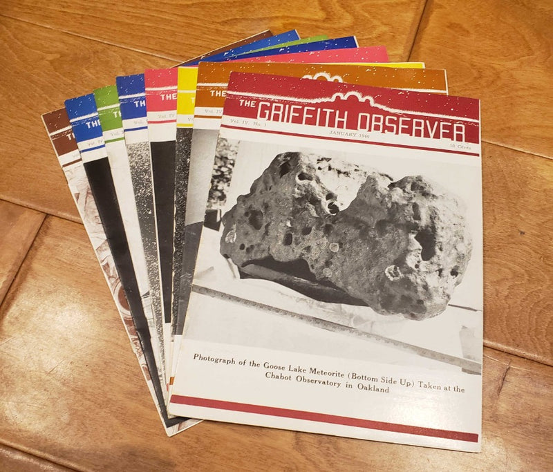 Griffith Observer: 1940: 8 Editions