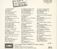 Lata Mangeshkar: Hit Duets Of Lata Mangeshkar From 50's & 60's