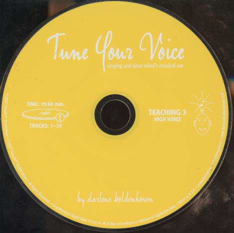 Time Your Voice: Singing And Your Mind's Musical Ear: Teaching 3: High Voice w/ No Artwork - NeverDieMedia