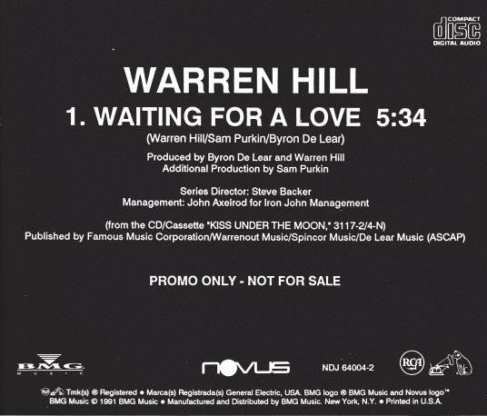 Warren Hill: Waiting For A Love Promo