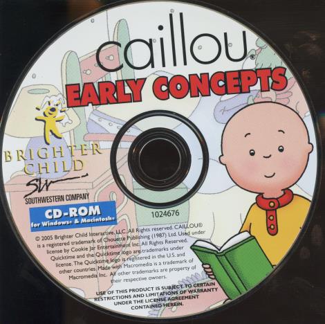 Caillou: Early Concepts
