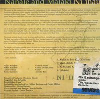 Ni'ihau: The Music Of Nahale Malaki w/ Writing On Artwork