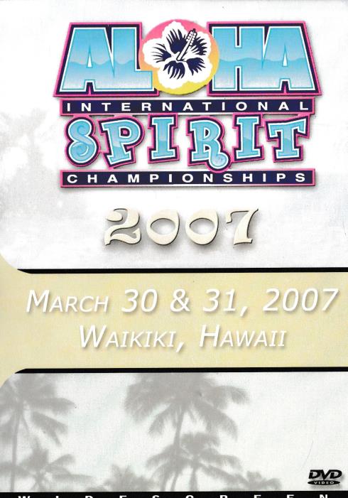 Aloha Spirit International Championships: Waikiki, Hawaii 2007 2-Disc Set