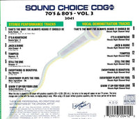 Sound Choice: Karaoke Star Series: 70's & 80's Volume 3 2041
