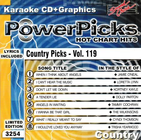 SoundChoice: PowerPicks Hot Chart Hits: Country Picks Volume 119 Limited 3254