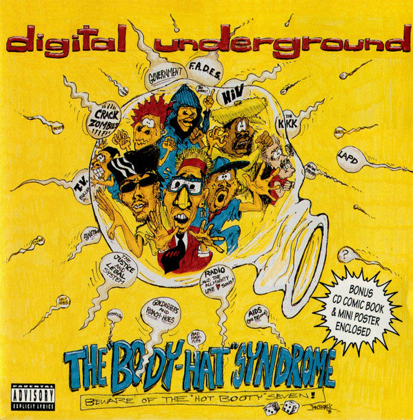 Digital Underground: The Body-Hat Syndrome w/ Front Artwork & No Comic Book