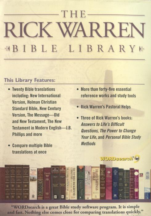 The Rick Warren Bible Library 2010