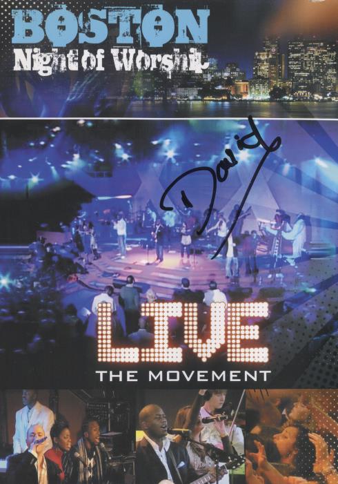 Boston: Night Of Worship: The Movement Signed