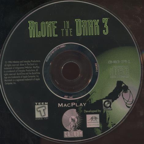 Alone In The Dark 3 Soundtrack w/ No Artwork