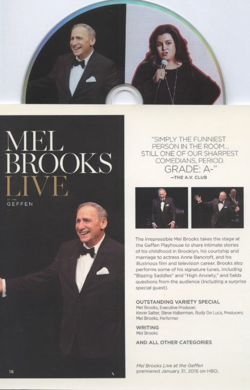 Rosie O'Donnell: A Heartfelt Stand Up & Mel Brooks: Live At The Geffen FYC