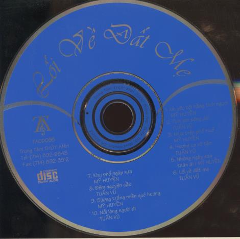 Tuan Vu & My Huyen: Loi Ve Dat Me w/ No Artwork