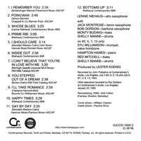 Lennie Niehaus: The Quintets' Volume 1