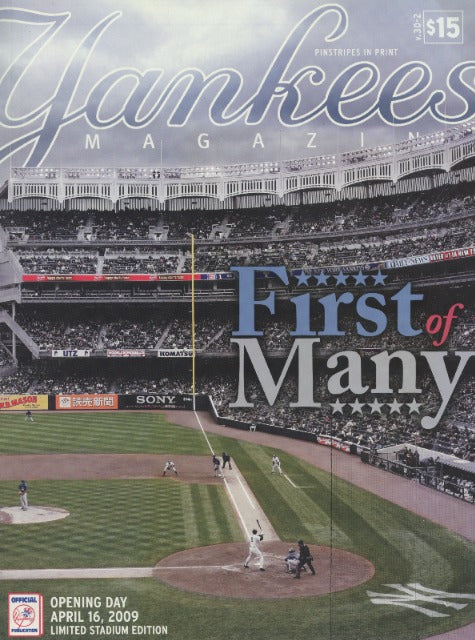 Yankees Magazine: First Of Many: Opening Day April 16, 2009 Limited Stadium Edition