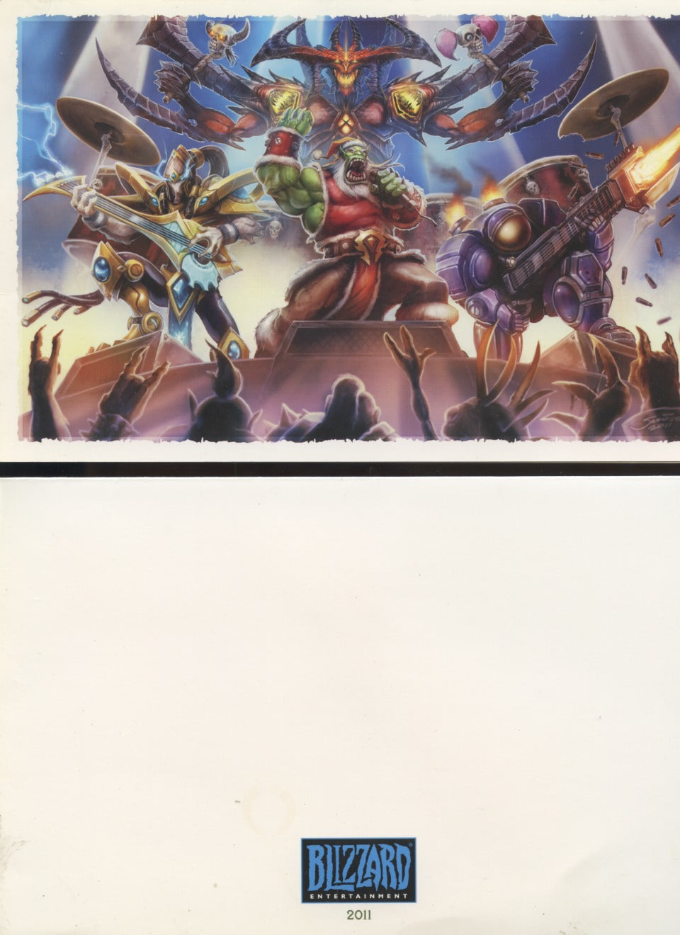 Blizzard Entertainment Greetings Card X2 2011