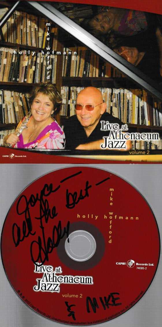 Holly Hofmann & Mike Wofford: Live At Athenaeum Jazz Volume 2 Autographed