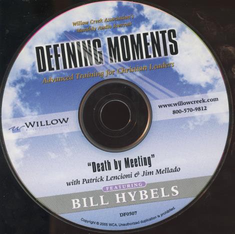 Defining Moments: Death By Meeting w/ No Artwork