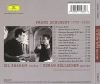 Schubert For Two: Gil Shaham & Goran Sollscher Germany Import