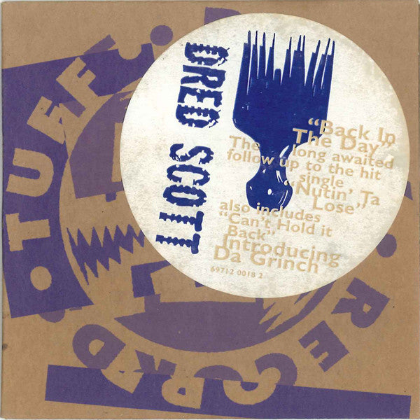 Dred Scott: Back In The Day / Can't Hold It Back Promo