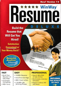 Winway Resume 12 Deluxe w/ Manual
