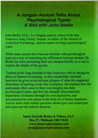 A Jungian Analyst Talks About Psychological Types: A Visit With John Beebe
