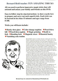 Bernard Reid Presents Easy To Learn Magic Tricks