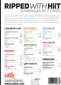 Cathe: Ripped With Hiit: 9 Workouts 7-Disc Set