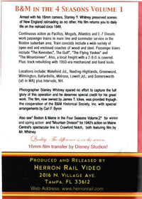 Boston & Maine In The 4 Seasons Volume 1