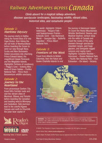 Railway Adventures Across Canada: Maritime Odyssey / Journey To The Heartland / Frontiers Of The Wes