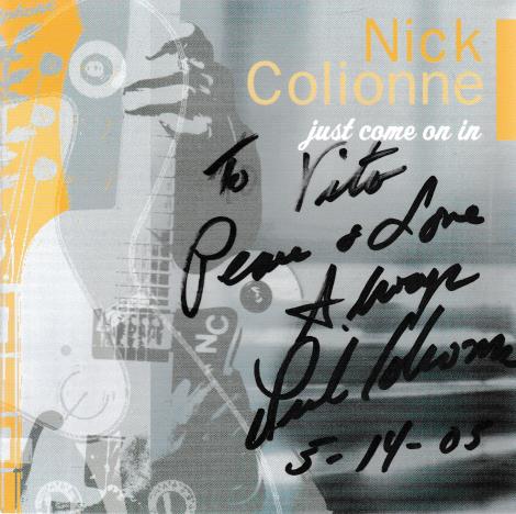 Nick Colionne: Just Come On In Autographed