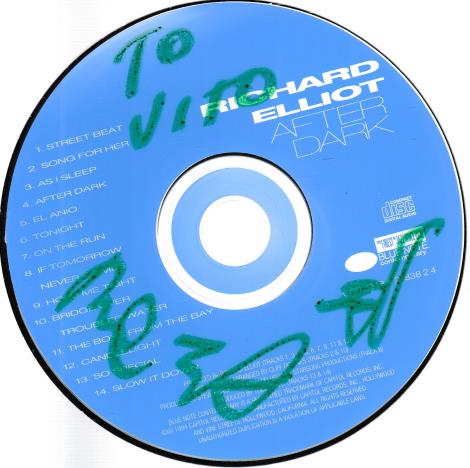 Richard Elliot: After Dark Autographed