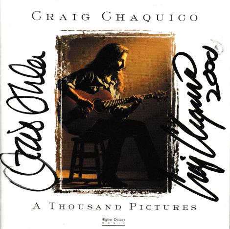 Craig Chaquico: A Thousand Pictures Autographed