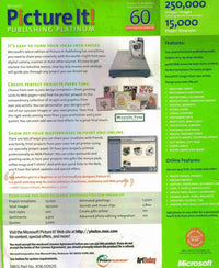 Microsoft Picture It! Publishing 2002 Platinum Anniversary w/ Manual