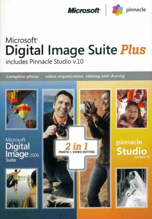 Microsoft Digital Image Suite 2006 Plus Pinnacle Studio 10 – NeverDieMedia