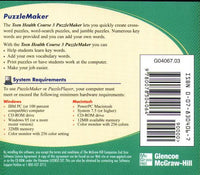 Glencoe Teen Health: PuzzleMaker 3