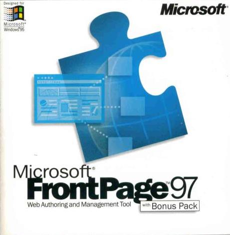 Microsoft FrontPage 97 w/ Bonus Pack