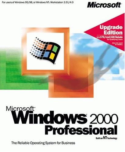 Microsoft Windows 2000 Pro Upgrade
