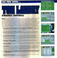 Tom Landry Strategy Football