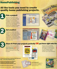 Microsoft Home Publishing 2000 w/ Manual