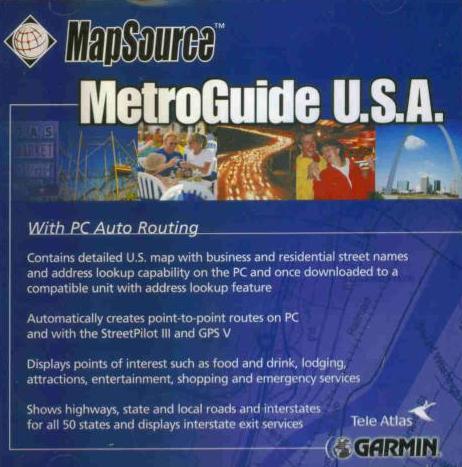 MapSource MetroGuide USA 4.01